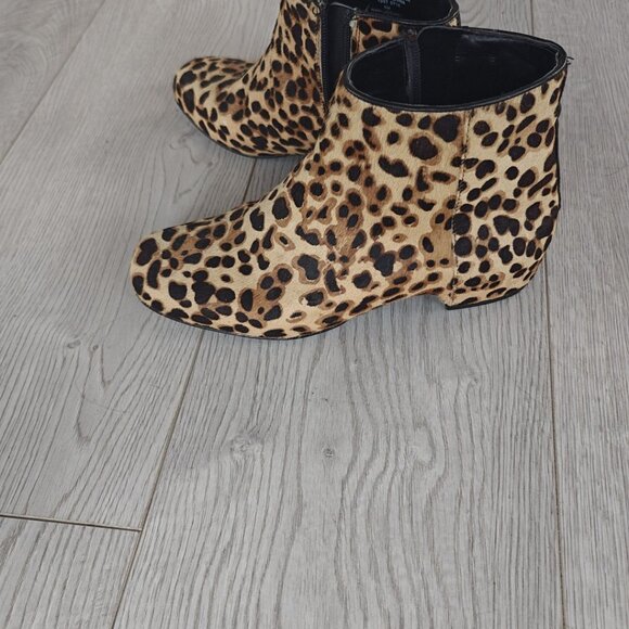 👢 Nine West Leopard Print Ankle Booties – Size 6 - Picture 5 of 5